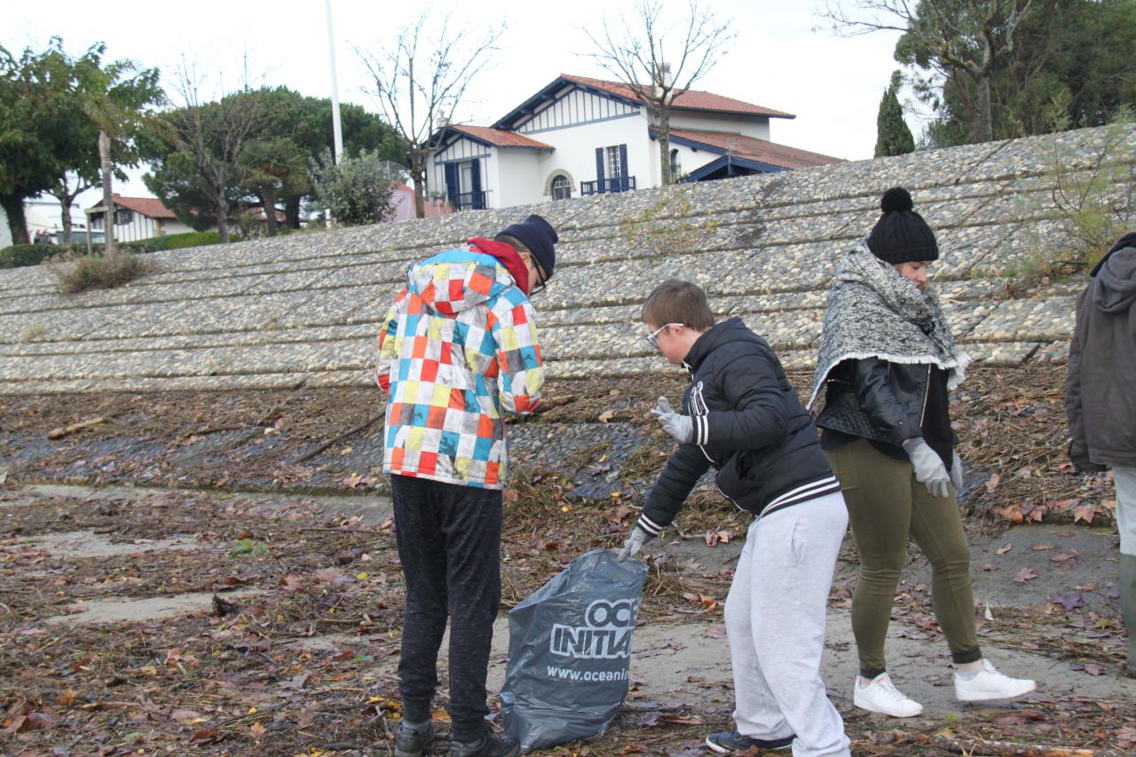 le sac est presque pleine