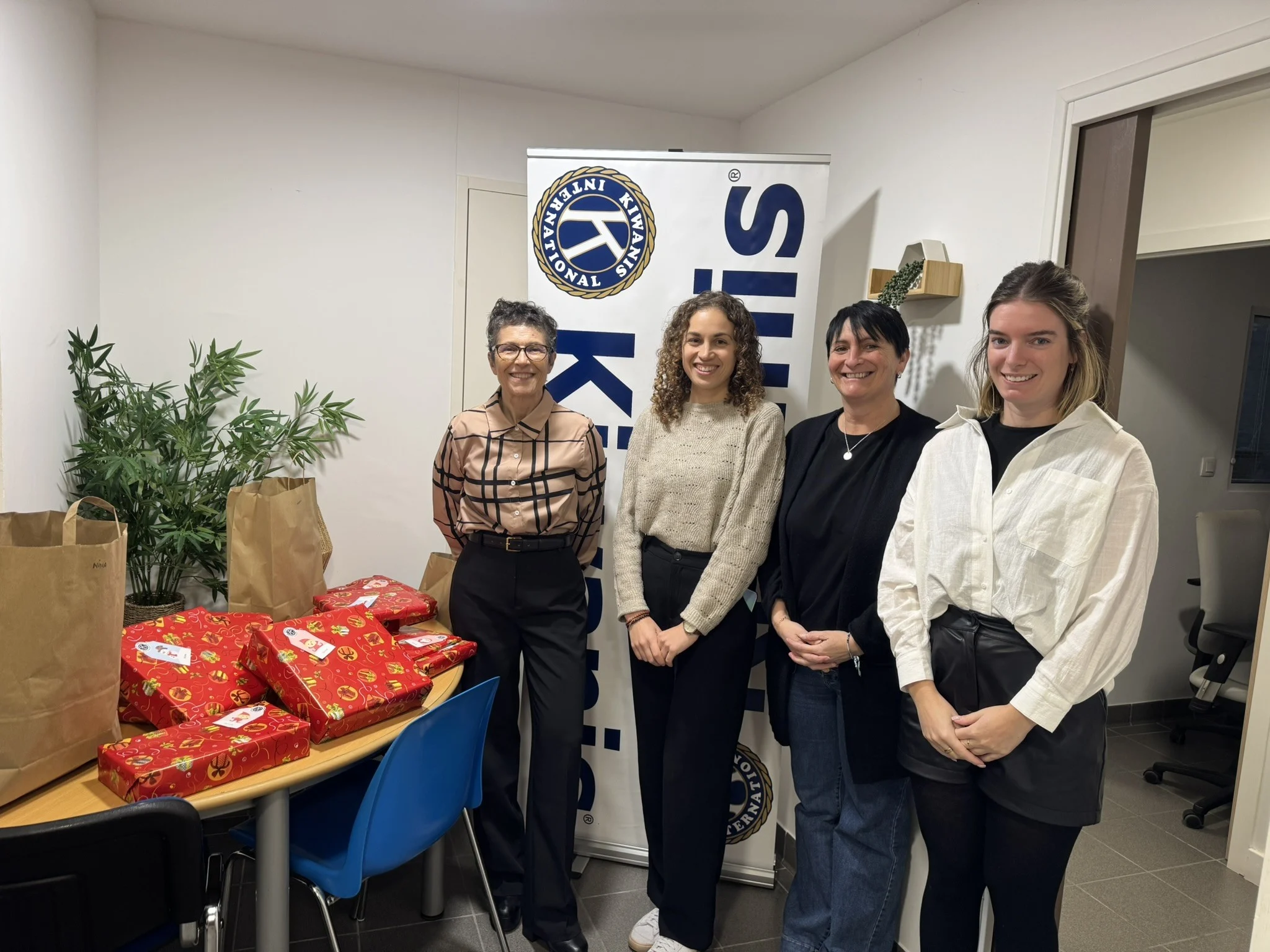 L'équipe du CCAS et le Kiwanis