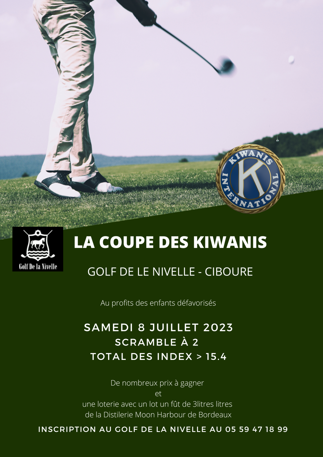 Affiche golf 2023